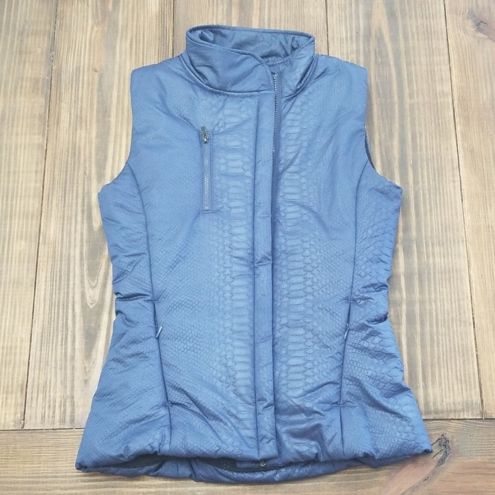 Shape FX Blue Puffer Vest Extra Small